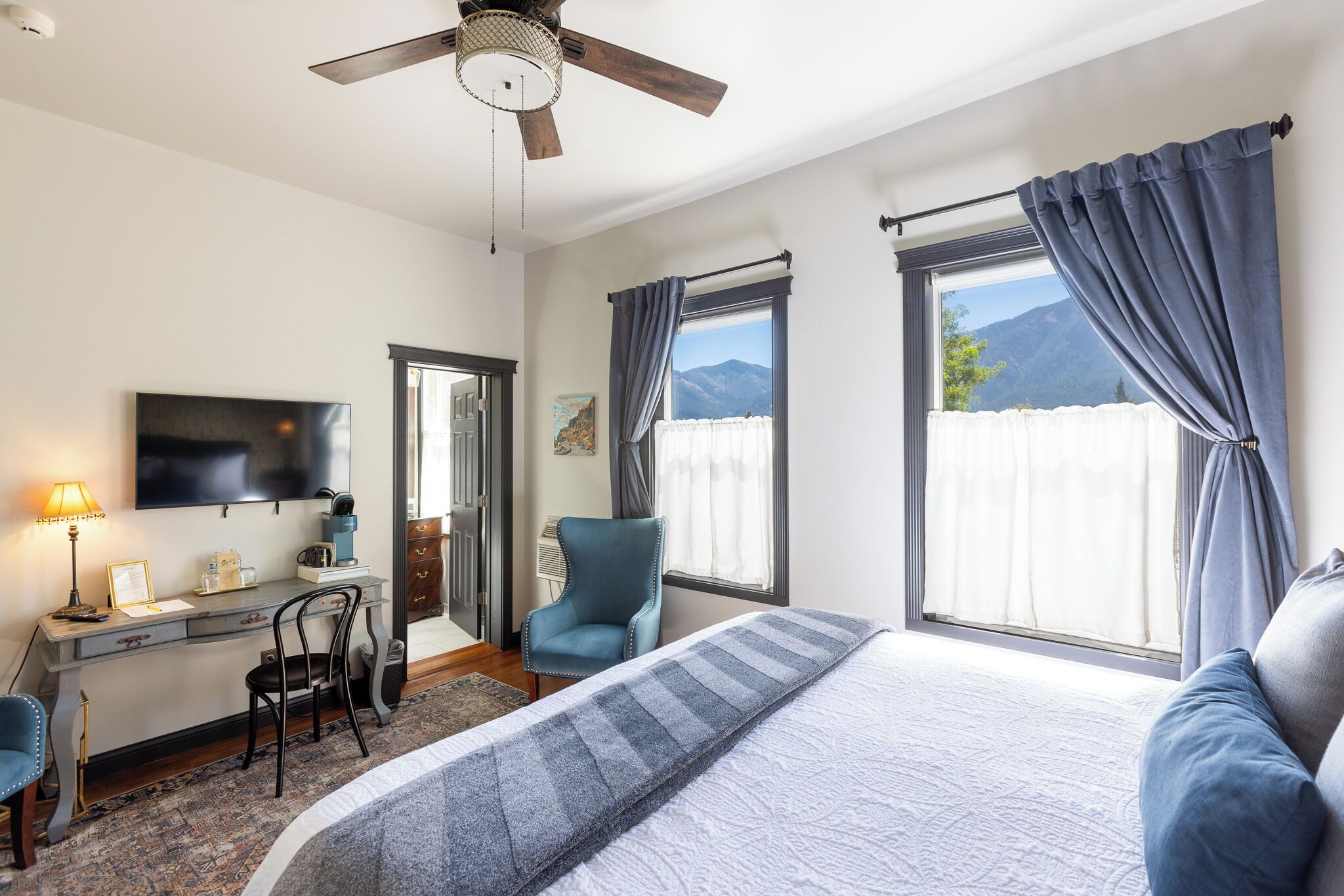 room 2 | premium bedding, pillow-top beds, free wifi, bed sheets