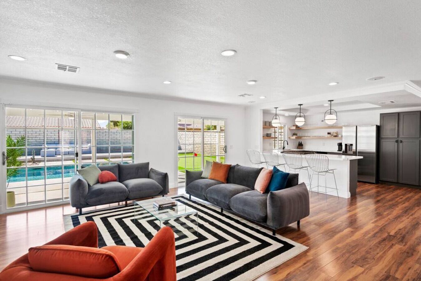 Mid Century Modern Pool Paradise w/ Putting Green