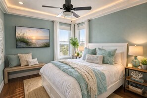 4 bedrooms, iron/ironing board, free WiFi, bed sheets - Port Aransas Large Luxury Beach House w/ Private Pool and Golf Cart Boardwalk (Port Aransas)