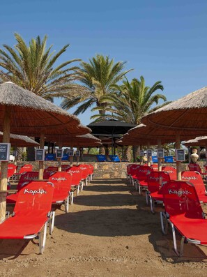 Outdoor banquet area