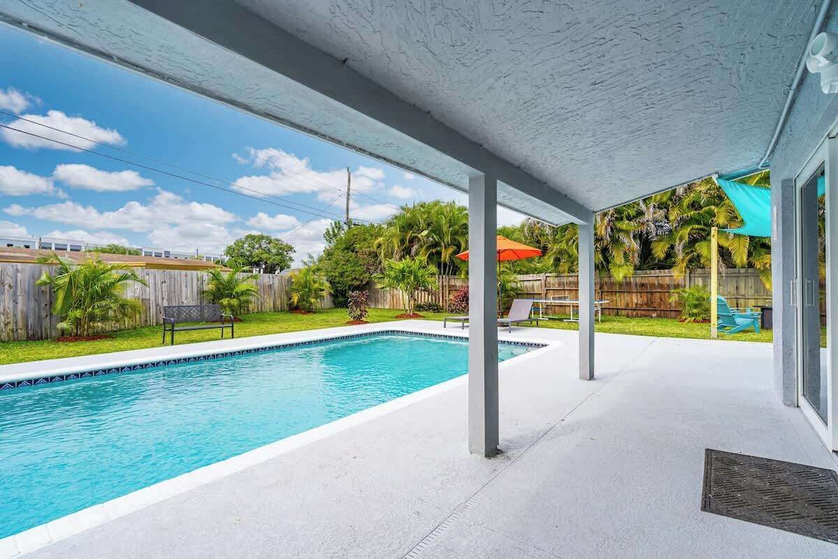 Alberca al aire libre 