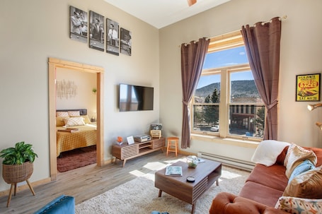 Living area. Page 1-Mid-Century Modern With Mountain View