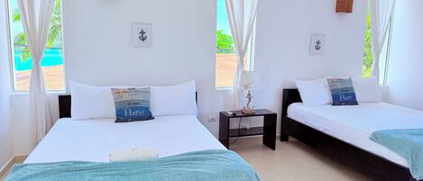 Iron/ironing board, free WiFi, bed sheets