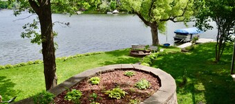 4 Seasons of Family Fun on Lake Zumbro!  Beautiful lakeside retreat. 