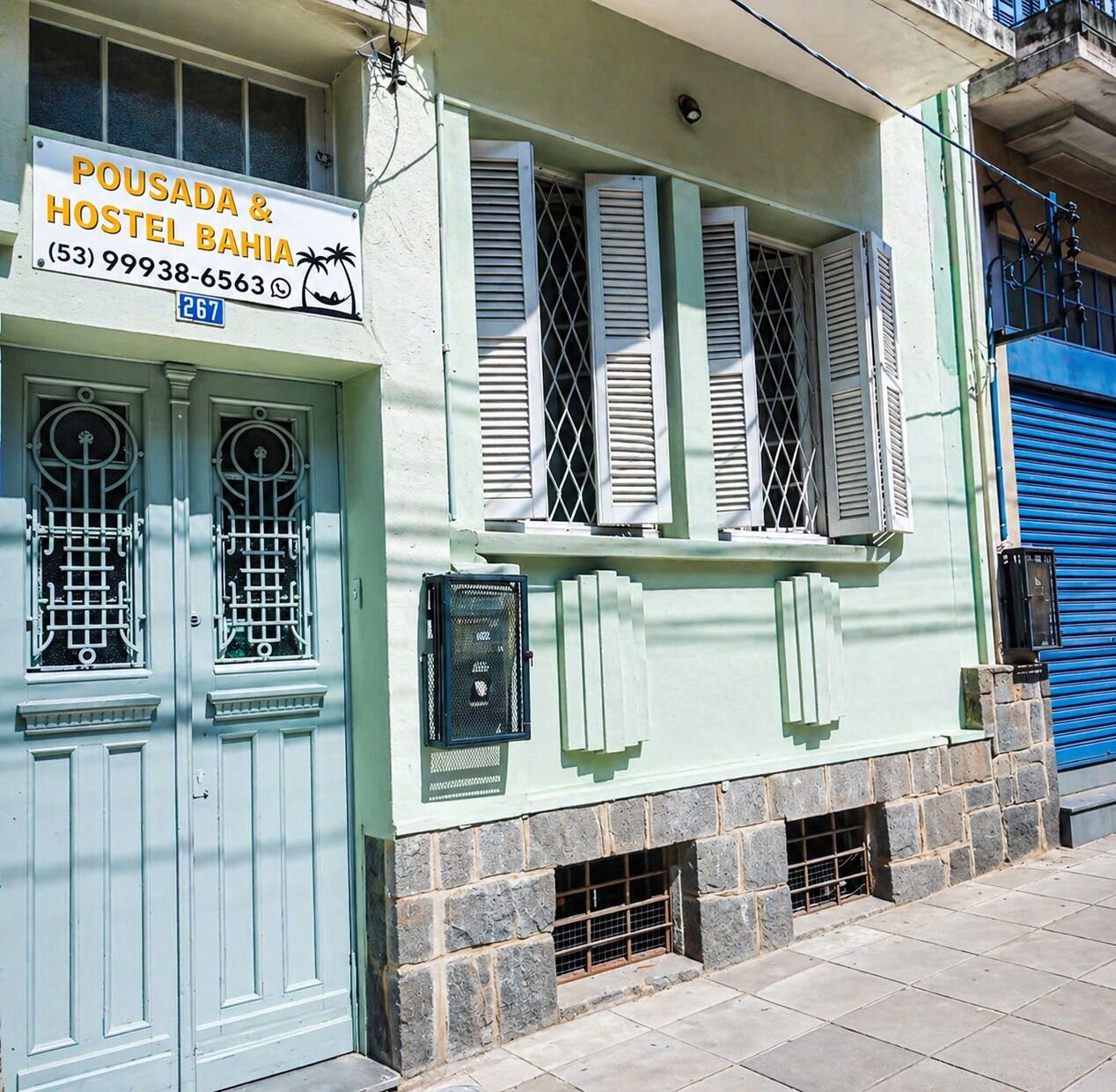 Fachada del alojamiento