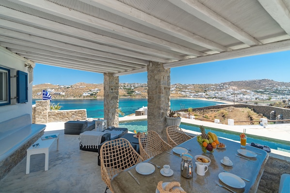 Panoramic House | Terrace/patio - CORFOS BLUE MYKONOS (Mykonos)