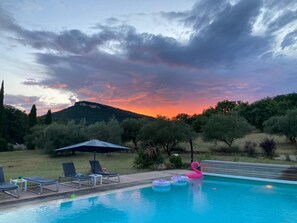 Outdoor pool - Exceptional riverside estate 48 pers swimming pool private beaches (La Roque-sur-Ceze)