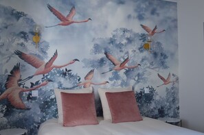 Literie de qualité supérieure, décoration personnalisée