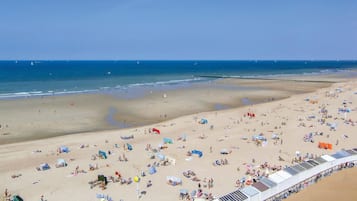 Vlak bij het strand