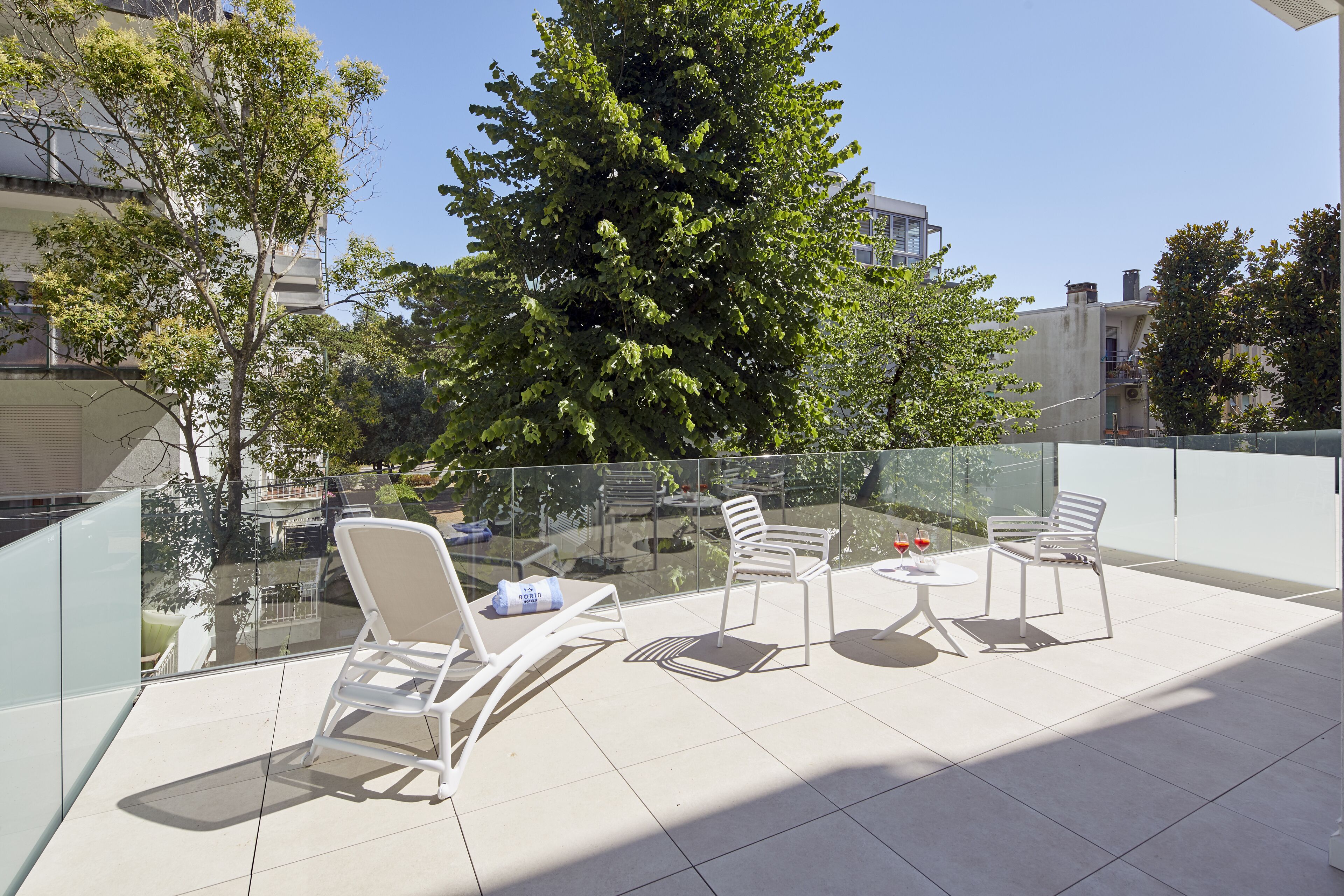 Superior-Doppel- oder -Zweibettzimmer | Terrasse/Patio