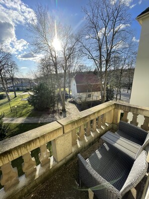 Property grounds - Studio with balcony and view of the salt works (Bad Rothenfelde)