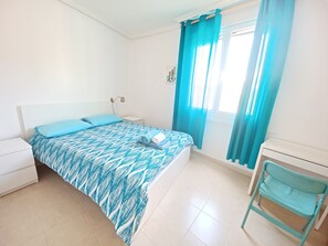 2 bedrooms, iron/ironing board, travel crib, free WiFi