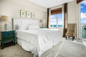 3 bedrooms, iron/ironing board, free WiFi, bed sheets - Aqua 1109 Oceanfront King Bedroom/Hi+Clean Standard/Beach Chairs/Wifi (Panama City Beach)