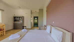 Habitación clásica con 1 cama doble o 2 individuales | Cocina básica privada