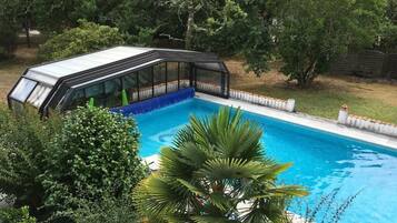 Indoor pool, outdoor pool