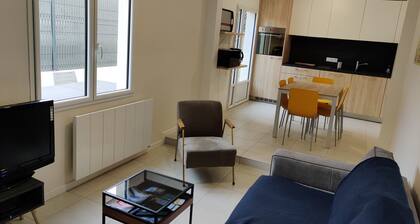 Maison Blanche 6 personnes 3 étoiles au coeur de Cancale