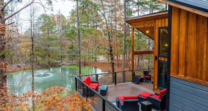 Dawn's Early Peak - Modern cabin w/ birds-eye view