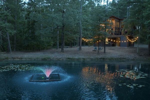 Dawns Early Peak - Outside View Across the Pond