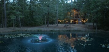 Dawns Early Peak - Outside View Across the Pond