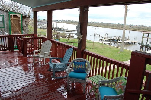 Caney Creek Fishing Camp minutes from the Gulf, ICW and the beach.