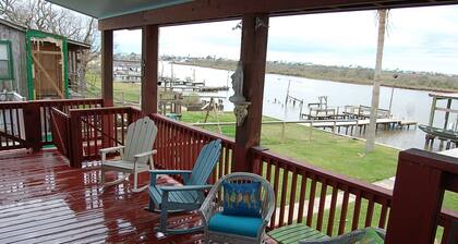 Caney Creek Fishing Camp minutes from the Gulf, ICW and the beach.