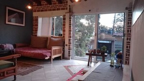 Living area - Apartment with garden in the center of Tepoztlán (Tepoztlán)