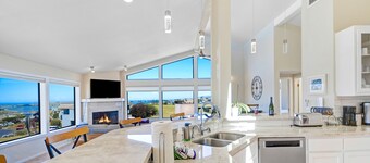 Expansive ocean views along with privacy for this 2400 sf 3 bedroom 3 bath home