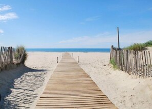 On the beach