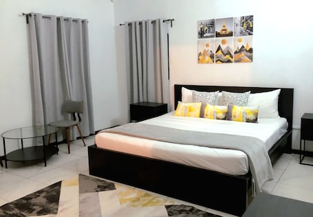 2 bedrooms, iron/ironing board, free WiFi, bed sheets. Bay View Apartments - Canouan Island - Room 4