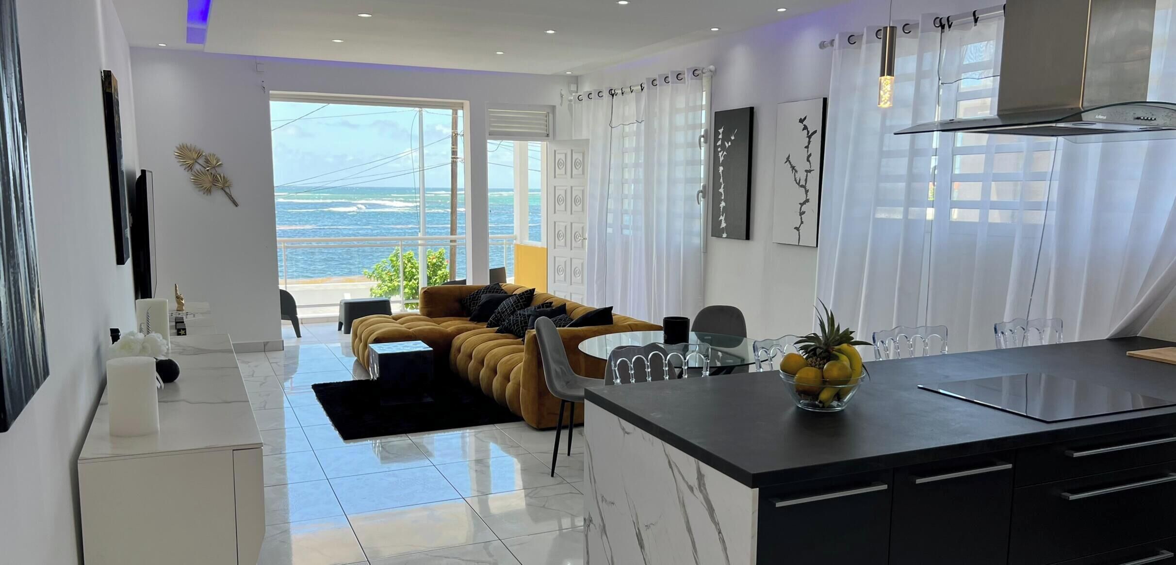 Appartement Design, 1 chambre, vue océan | Cuisine privée