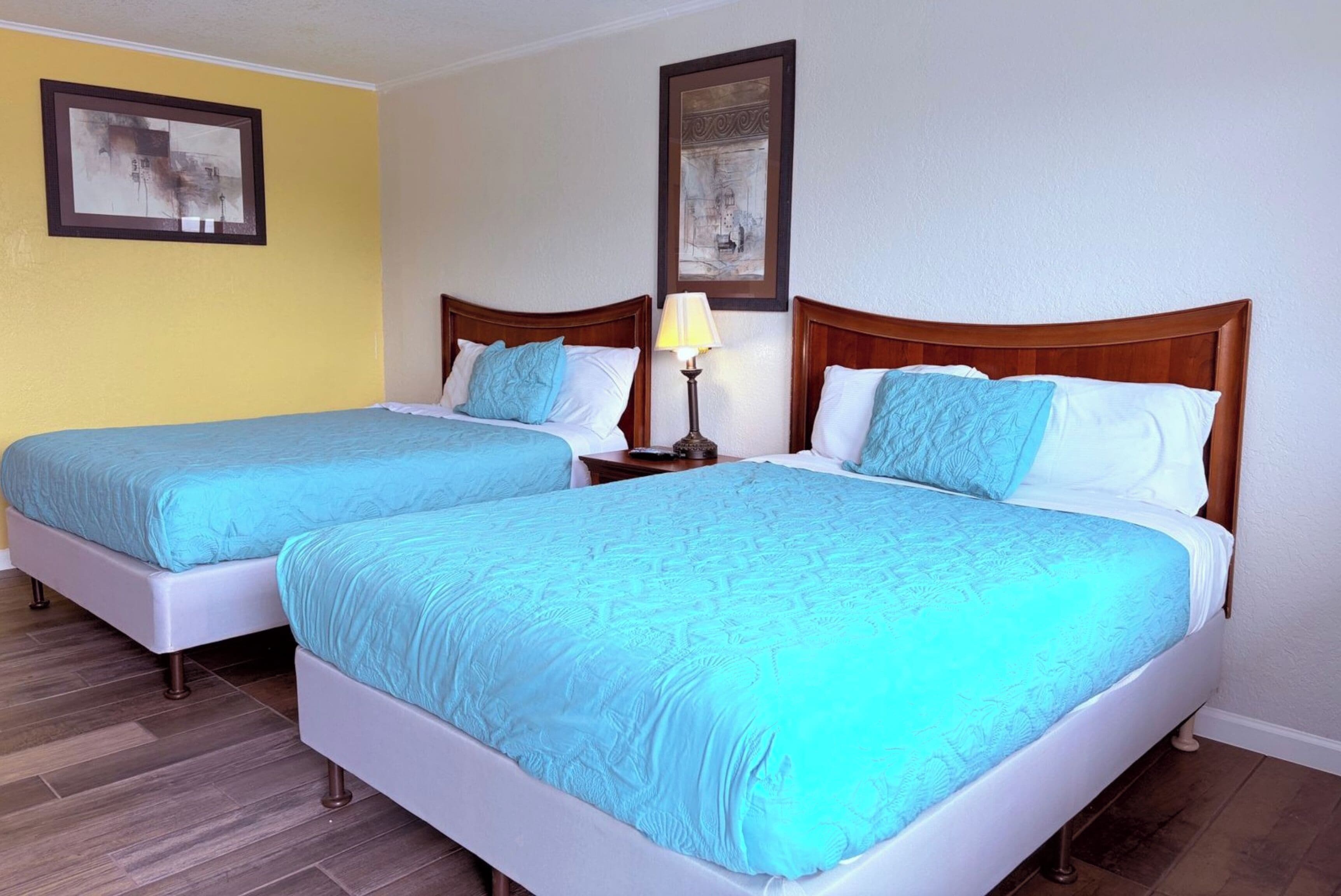 Room, 2 Queen Beds, Non Smoking | Individually decorated, individually furnished, desk, laptop workspace