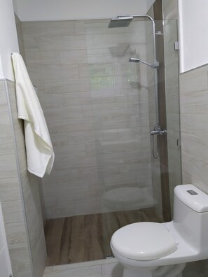 Shower, hair dryer, towels, toilet paper - Mini apartment with all comforts a few meters from the beach (Sosua)