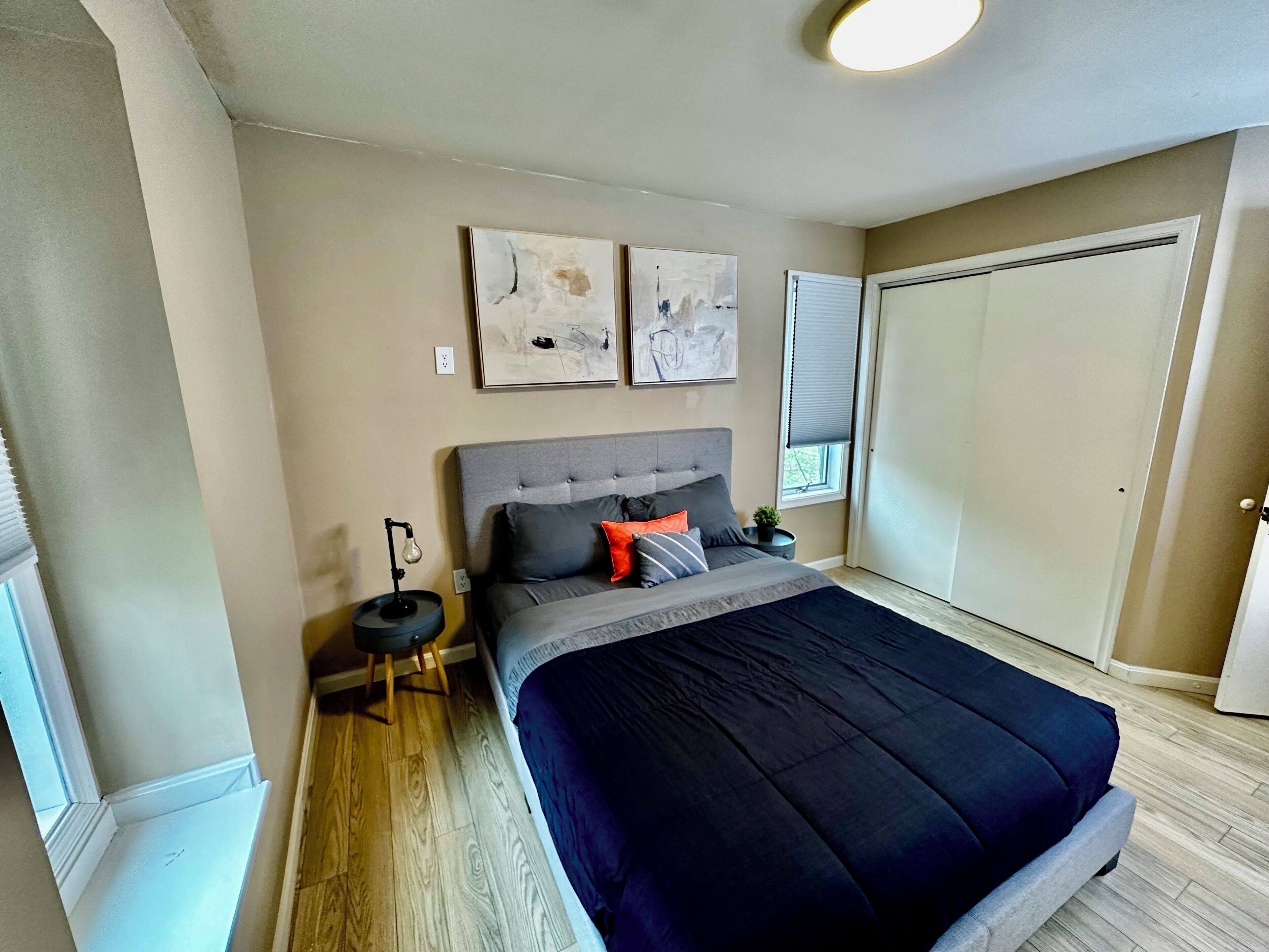 4 dormitorios, tabla de planchar con plancha, wifi y ropa de cama