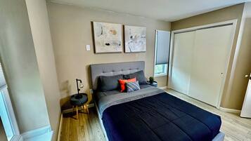 4 dormitorios, tabla de planchar con plancha, wifi y ropa de cama