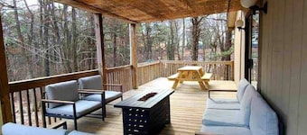 Poconos Getaway with Game Rooms Theater & Hot Tub
