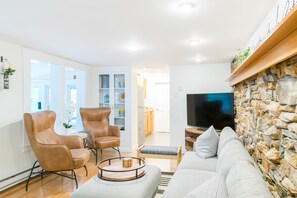 TV connectée, cheminée