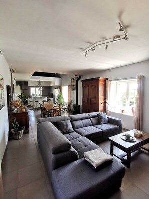 Living area - Mas between Cévennes and Ardèche 6/8 people (Bargac)