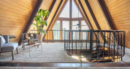 A-Framed Lifestyle Cabin - Where mid-century luxury meets the sky!