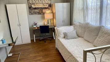 Basic Duplex | 2 bedrooms, blackout drapes, iron/ironing board, free WiFi