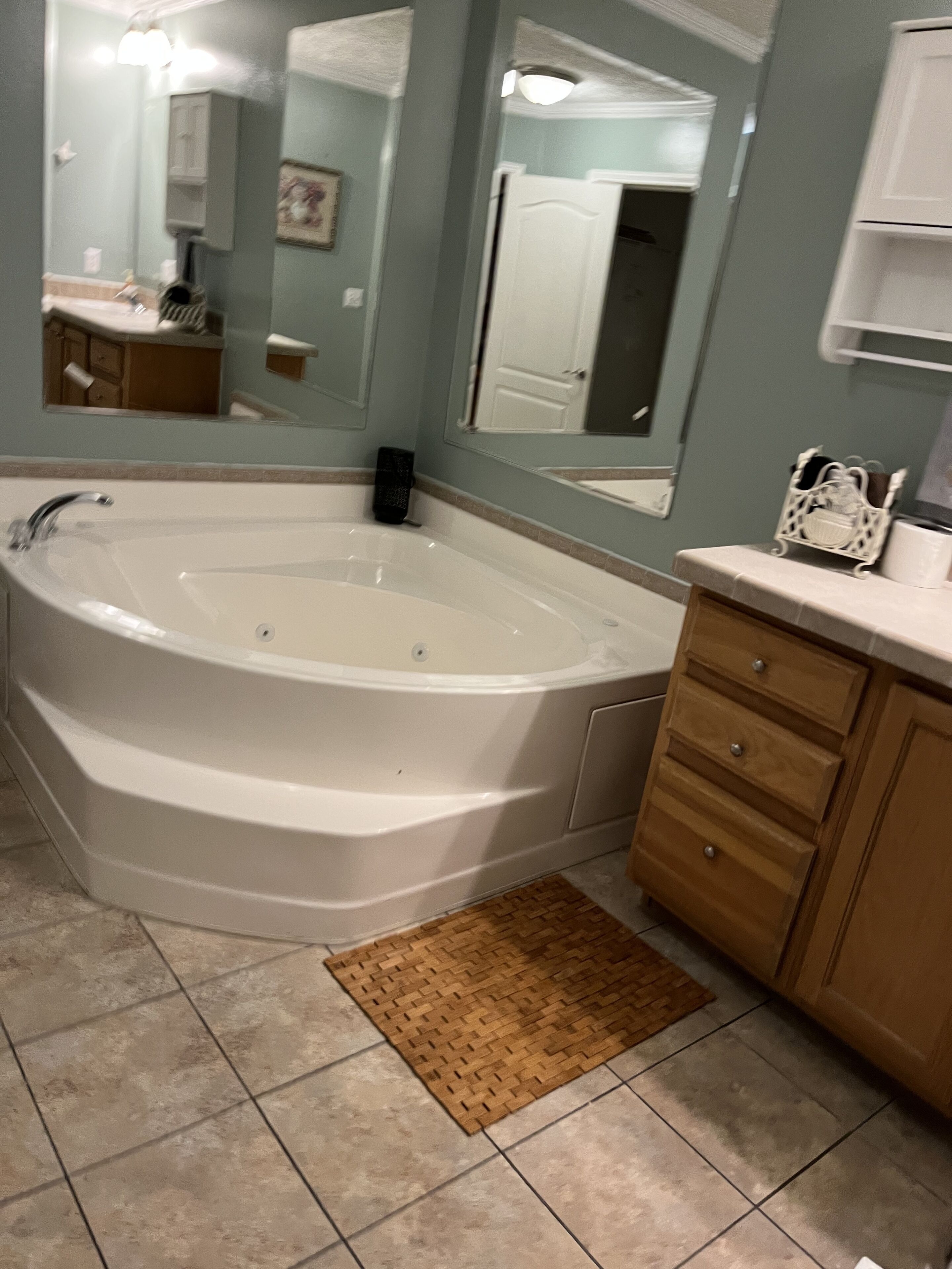 Secluded 3 bedroom home with creek in the back yard