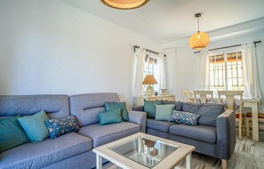Televisie en een open haard