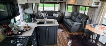 Mountain View Camp in the beautiful Blackfoot Valley of Montana.