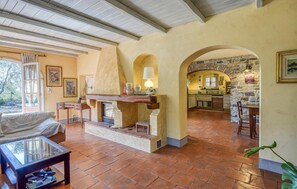 TV, fireplace, table tennis