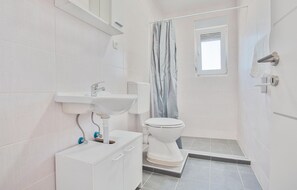 Shower, hair dryer