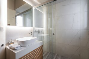 Deluxe Apartment, 1 Bedroom | Bathroom - My Greek Vacations City Apartments (Athens)