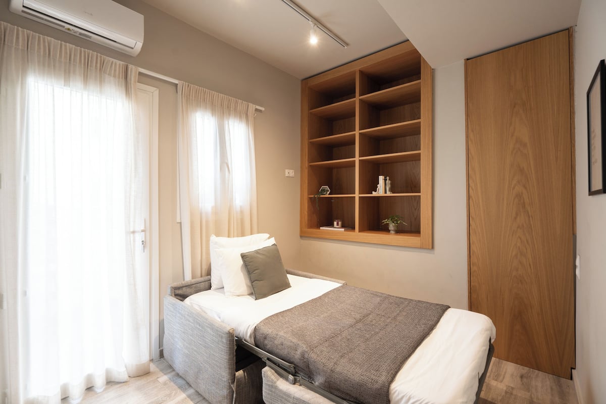 1 habitación y ropa de cama hipoalergénica