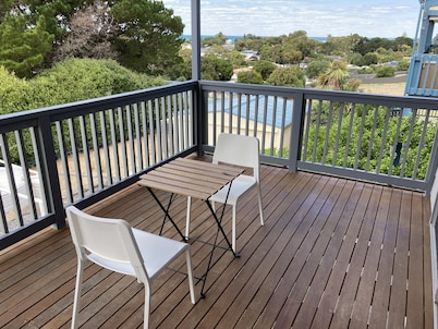 Views, space and tranquility with bay and beach close by