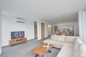 Smart TV, music library, video library