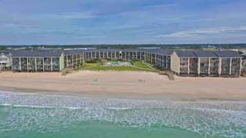 Vlak bij het strand