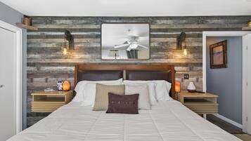 2 chambres, coffres-forts dans les chambres, bureau